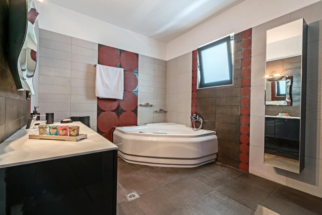 Alkistis Villa With Amazing Sea View Maroulás 외부 사진