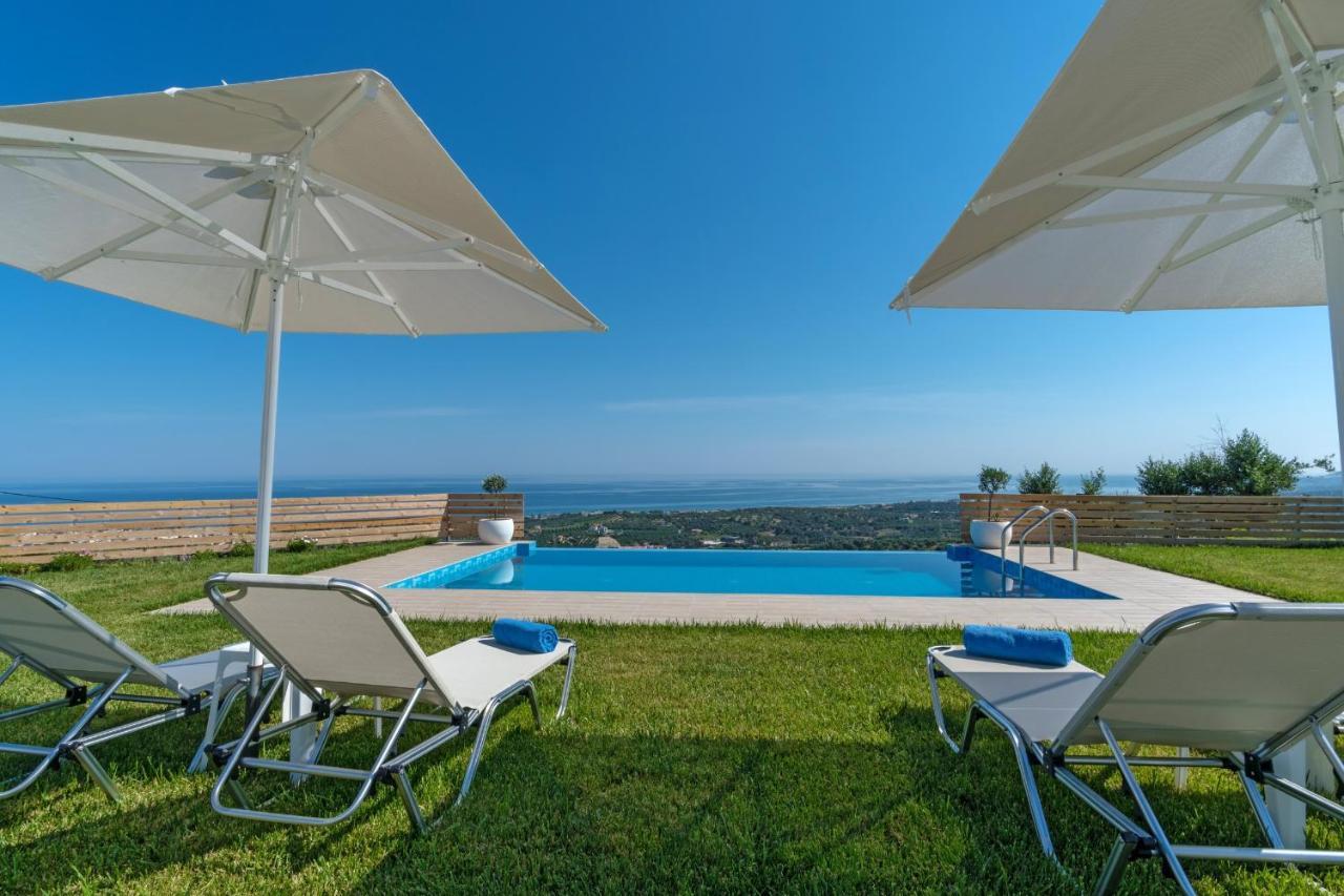 Alkistis Villa With Amazing Sea View Maroulás 외부 사진