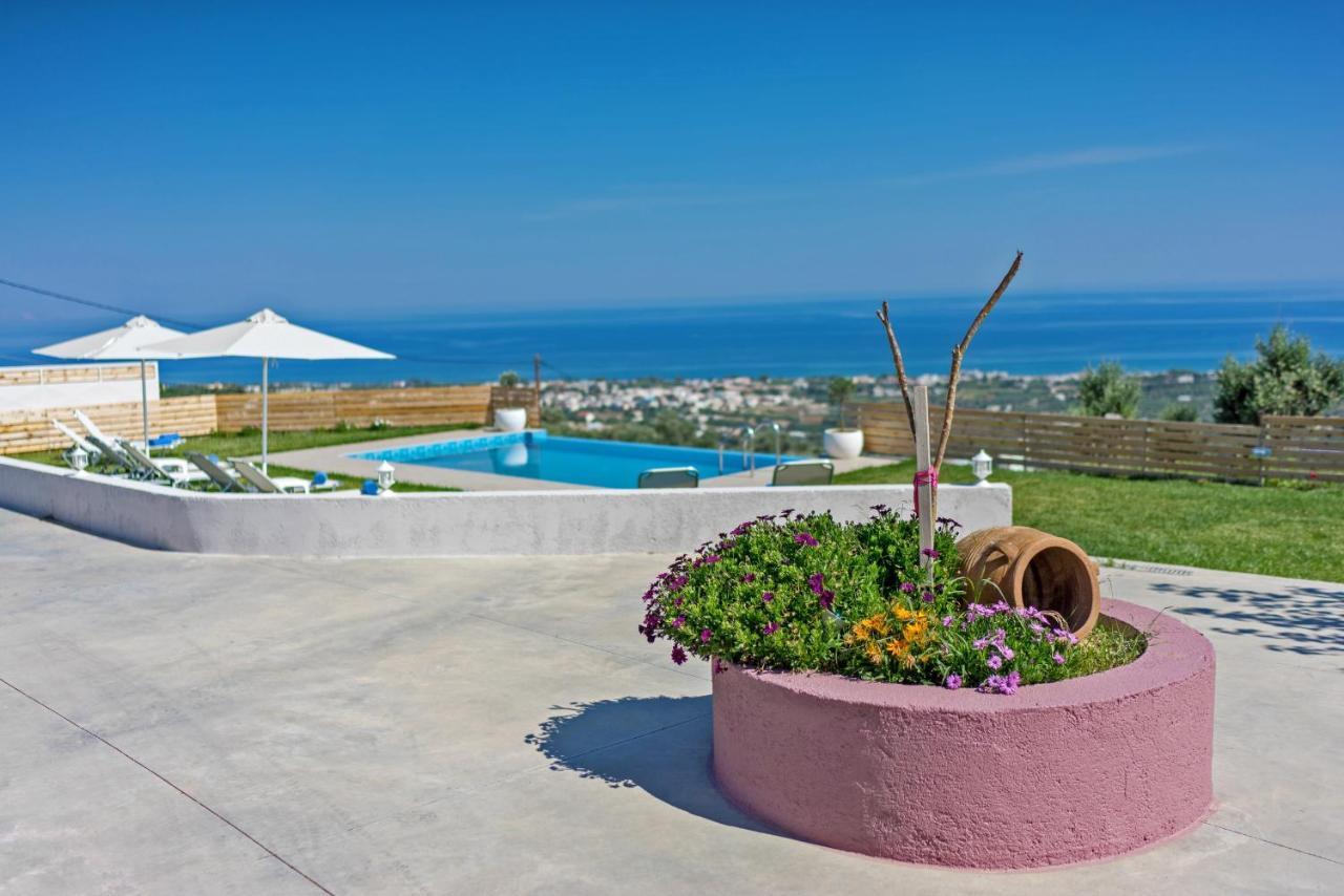 Alkistis Villa With Amazing Sea View Maroulás 외부 사진