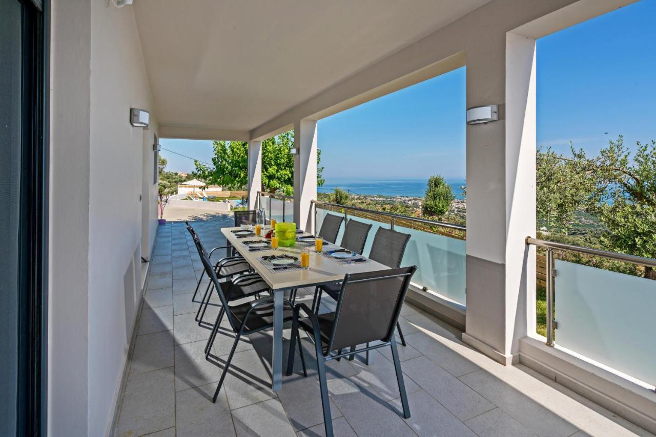 Alkistis Villa With Amazing Sea View Maroulás 외부 사진